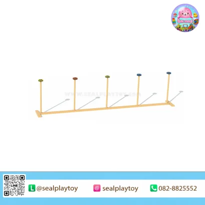 เสาฝึกสลาลอมสุนัข อุปกรณ์ Dog Agility ผลิตจากโครงเหล็กกัลวาไนซ์และแผ่น PE สำหรับฝึกความคล่องตัว การเปลี่ยนทิศทาง และการควบคุมร่างกายของสุนัข by Sealplay
