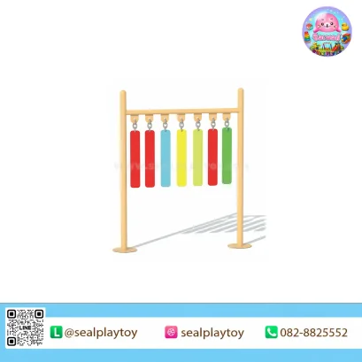 แผงแกว่งฝึกสุนัข อุปกรณ์ Dog Agility ผลิตจากโครงเหล็กกัลวาไนซ์และแผ่นเหล็กกัลวาไนซ์ สำหรับฝึกความคล่องตัวและการทรงตัวของสุนัข by Sealplay