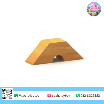 Tunnel Climb Mound อุปกรณ์ปีนและอุโมงค์ลอดสำหรับสัตว์เลี้ยง โครงไม้ฮวาหลี แข็งแรง ช่วยฝึกการทรงตัว ความคล่องตัว และการสำรวจ by Sealplay