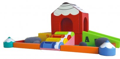 Sealplay ของเล่นเบาะนุ่ม ปีนคลาน ชุดบ้านดินสอสีสุขสันต์