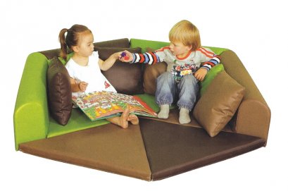 Sealplay ของเล่นเบาะนุ่ม พิซซ่านั่งเล่น-สีคลาสสิค