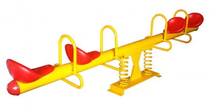 Sealplay ของเล่นสนาม ไม้กระดกสปริง 4 ที่นั่ง