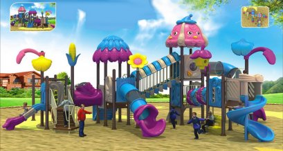 เครื่องเล่นสนาม A ชุดดรีมมี่เบิร์ดทูทาวเวอร์-เครื่องเล่นสนาม กระดานลื่น สไลเดอร์ by Sealplay