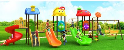 เครื่องเล่นสนาม B ชุดแฟนตาซีเพลย์กราวน์-เครื่องเล่นสนาม กระดานลื่น สไลเดอร์ by Sealplay