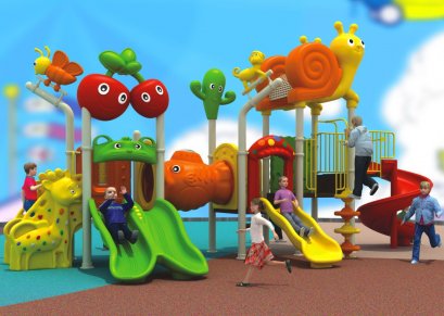 เครื่องเล่นสนาม B ชุดสเนลอินเชอร์รี่แลนด์-เครื่องเล่นสนาม กระดานลื่น สไลเดอร์ by Sealplay