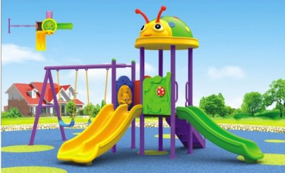 เครื่องเล่นสนาม B ชุดบีทเทิ่ลสไลด์แอนด์สวิง-เครื่องเล่นสนาม กระดานลื่น สไลเดอร์ by Sealplay