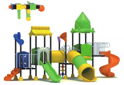 เครื่องเล่นสนาม B ชุดแฟนซีวิลเลจ-เครื่องเล่นสนาม กระดานลื่น สไลเดอร์ by Sealplay