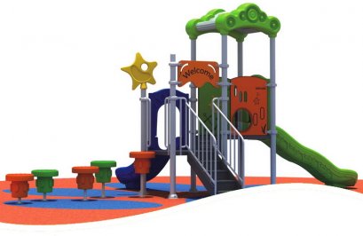 เครื่องเล่นสนาม B ชุดแฟนซีสเต็ปอัพ-เครื่องเล่นสนาม กระดานลื่น สไลเดอร์ by Sealplay