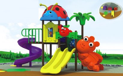 เครื่องเล่นสนาม B ชุดบีทเทิ่ลทูสไลด์-เครื่องเล่นสนาม กระดานลื่น สไลเดอร์ by Sealplay