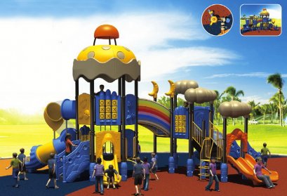 เครื่องเล่นสนาม A ชุดบิ๊กคลาวด์ทาวเวอร์-เครื่องเล่นสนาม กระดานลื่น สไลเดอร์ by Sealplay