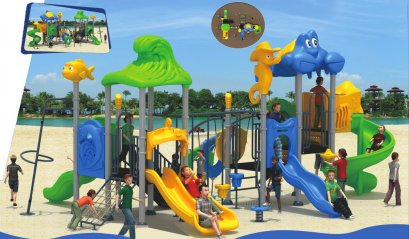 เครื่องเล่นสนาม A ชุดเฮอมิทแครบคไลม์แอนด์สไลด์-เครื่องเล่นสนาม กระดานลื่น สไลเดอร์ by Sealplay