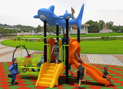 เครื่องเล่นสนาม A ชุดชาร์กแอนด์โฮมสวิง-เครื่องเล่นสนาม กระดานลื่น สไลเดอร์ by Sealplay