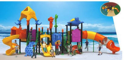 เครื่องเล่นสนาม A ชุดเทอเทิ่ลซีไลฟ์-เครื่องเล่นสนาม กระดานลื่น สไลเดอร์ by Sealplay