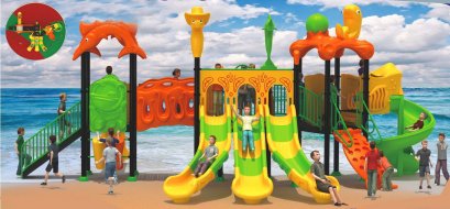 เครื่องเล่นสนาม A ชุดซีฮอสแอนด์ฟิชแก็งค์-เครื่องเล่นสนาม กระดานลื่น สไลเดอร์ by Sealplay