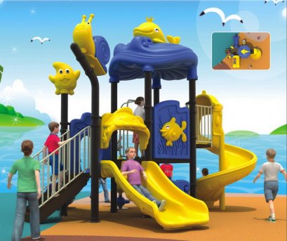 HAPPY WHALE BIG SLIDE