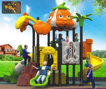 เครื่องเล่นสนาม A ชุดโฟร์เบิร์ดโฮมสไลด์-เครื่องเล่นสนาม กระดานลื่น สไลเดอร์ by Sealplay