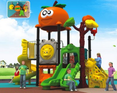 เครื่องเล่นสนาม A ชุดแอปเปิ้ลทรีสไลด์-เครื่องเล่นสนาม กระดานลื่น สไลเดอร์ by Sealplay