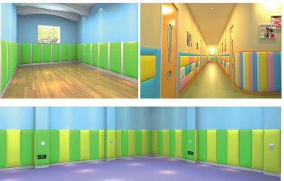 บุผนังกันกระแทก/ หุ้มเสา ตามพื้นที่