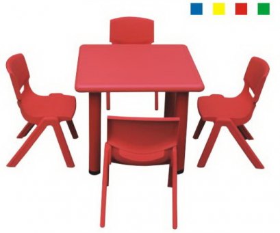 Sealplay เฟอร์นิเจอร์โรงเรียน โต๊ะสี่เหลี่ยมจตุรัส
