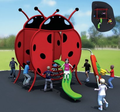 Sealplay เครื่องเล่นสนาม ของเล่นสนาม กระดานลื่น สไลเดอร์ BEETLE STATION