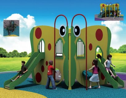 Sealplay เครื่องเล่นสนาม ของเล่นสนาม กระดานลื่น สไลเดอร์ BUTTERFLY CLIMBING