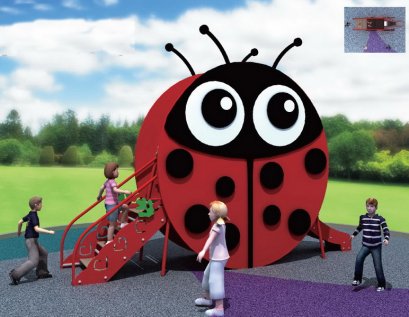 Sealplay เครื่องเล่นสนาม ของเล่นสนาม กระดานลื่น สไลเดอร์ BEETLE SLIDE