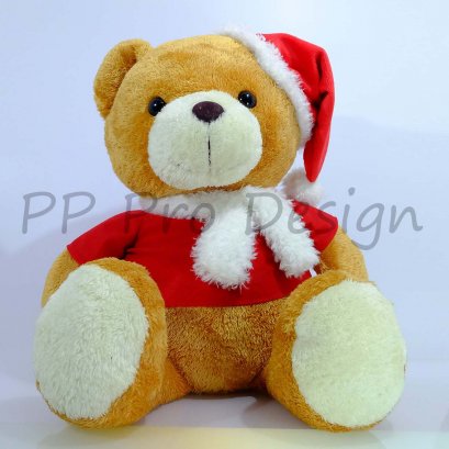 D02 ตุ๊กตาหมีคริสมาสต์