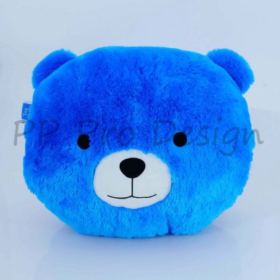 P58 หมอนมือสอดหมีน้ำเงิน