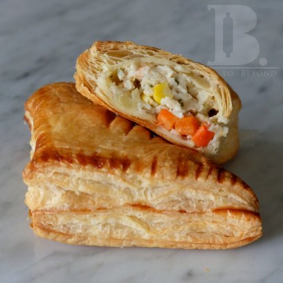 พัฟไก่ครีมซอส