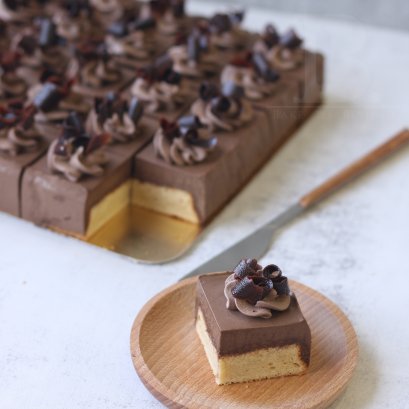 มินิมูสเค้กกล้วยช็อคโกแลต