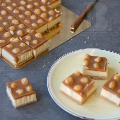 มินิคาราเมลแมคคาดาเมียชีสเค้ก