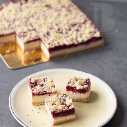 มินิชีสเค้กมิกซ์เบอร์รี่ครัมเบิ้ล