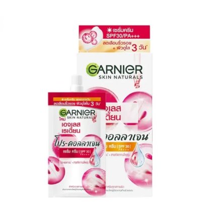 GARNIER Ageless Radiance Pro-Collagen Serum SPF30PA+++ 7ml x 6 sachets