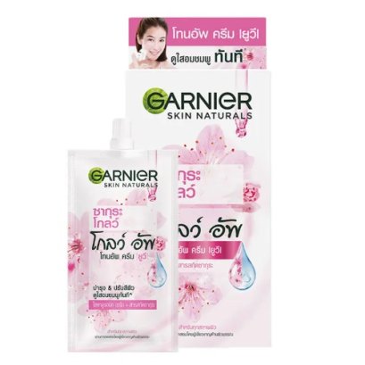 GARNIER Sakura Pinkup Tone Up CC Cream 7 ml x 6