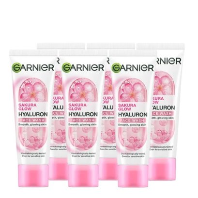 GARNIER Sakura Glow Hyaluron Face Wash 15ml*6