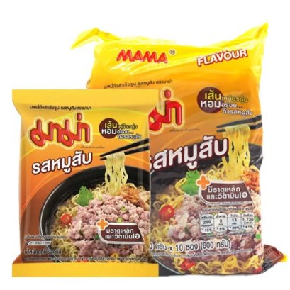MAMA Instant Noodles Minced Pork Flavor 60g x 10