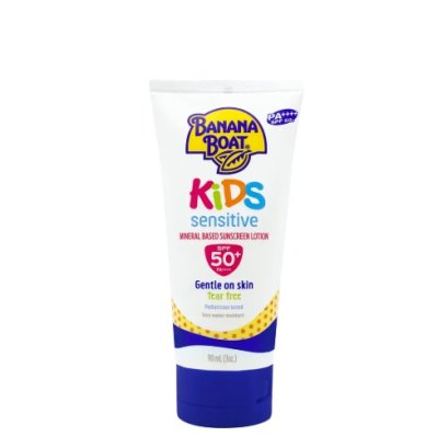 Banana Boat Kids Sensitive Mineral Based Sunscreen Lotion SPF50+ PA++++ 90ml