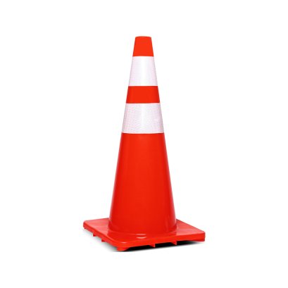 กรวยจราจรแบบคาดแถบสะท้อนแสง ขนาด 70 ซม. แบรนด์ KT