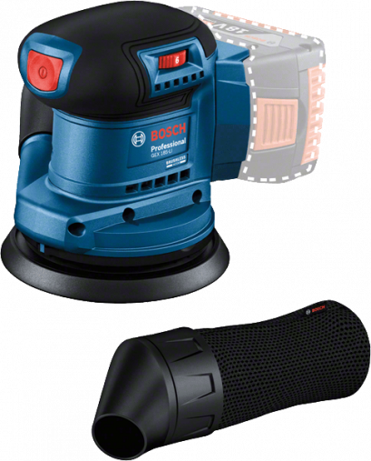 BOSCH GEX 185-LI เครื่องขัดกระดาษทรายลูกเบี้ยว 5&quot; 18V (ตัวเปล่า)