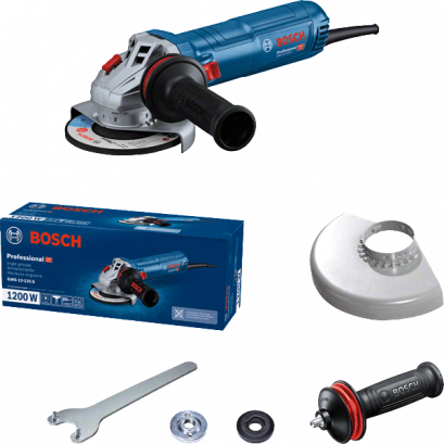 BOSCH GWS 12-125 S เครื่องเจียร์ไฟฟ้า 5 นิ้ว 1200 วัตต์