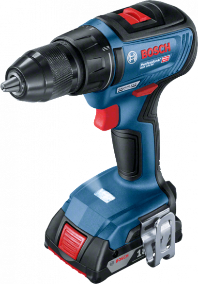 BOSCH GSR 18V-50 สว่านไร้สาย 18 โวลต์ +แบต2ก้อน +แท่นชาร์จ