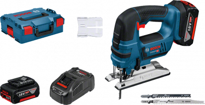 BOSCH GST 18 V-LI B เลื่อยจิ๊กซอไร้สาย 18V ครบชุดพร้อมใช้งาน