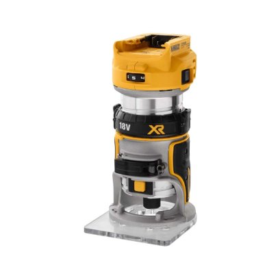 DEWALT เครื่องเซาะร่องไม้ไร้สาย 20 โวลต์ 1/4" รุ่น DCW600N-XJ