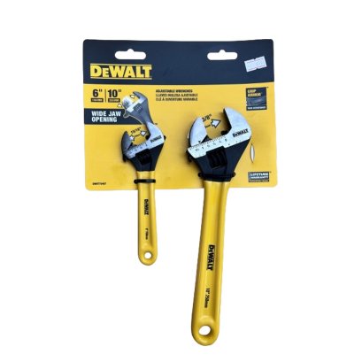 DEWALT ประแจเลื่อนแพกคู่ (6 นิ้ว+10 นิ้ว) รุ่น DWHT75497