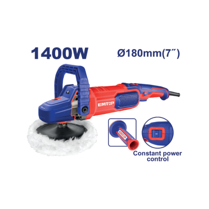 EMTOP เครื่องขัดเงา 7" 1400W มีปรับรอบ รุ่น EAPR1403