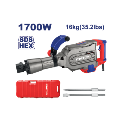 EMTOP เครื่องสกัด 1700 วัตต์ (16kg.) รุ่น EDBRH1701