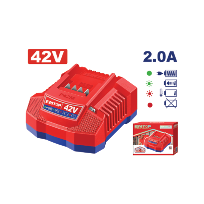 EMTOP แท่นชาร์จสำหรับแบตเตอรี่ สำหรับแบต 42 โวลต์ รุ่น EFCR42021
