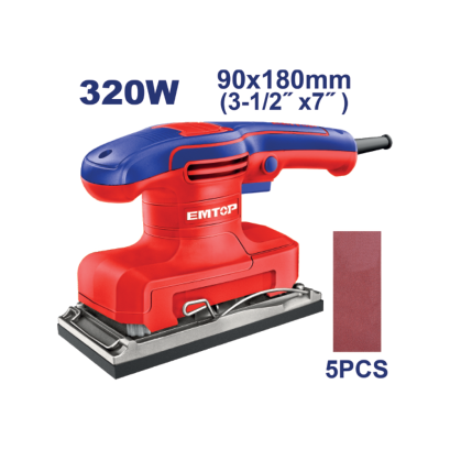 EMTOP ขัดกระดาษทราย 90x180mm รุ่น EFSR3206