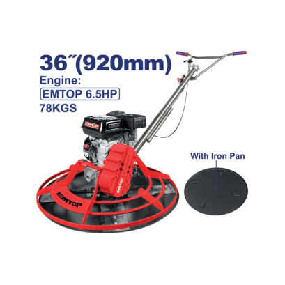 EMTOP เครื่องขัด-ปาดหน้าปูน 36 นิ้ว (แมลงปอ) รุ่น EGPT653602