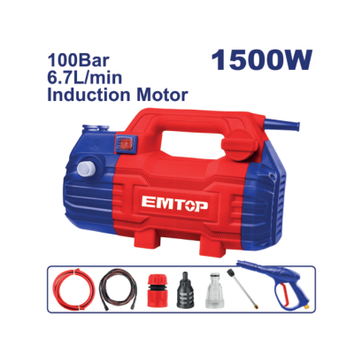 EMTOP เครื่องฉีดน้ำแรงดันสูง 100 บาร์ รุ่น EHPW1501-T